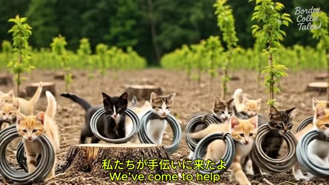 Heartwarming Story: Kittens Help Monkeys and Save the Forest