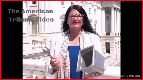 Squad Member Rashida Tlaib Bangs On Pot For Palestine
