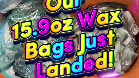 🚨 Our 15.9oz Wax Bags Just Landed – Don’t Miss Out! 🚨 #SexySmoothWax #HairRemoval