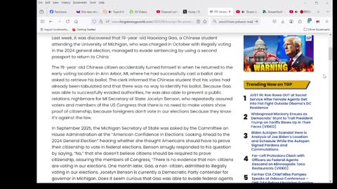 FBI Arrests Chinese Univ. of MI Visiting Scholar Tied to CCP