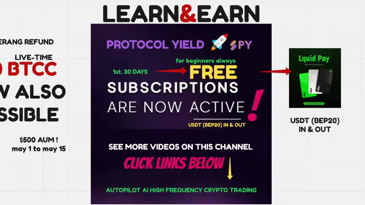 PROTOCOL YIELD (PY) BOOMERANG REFUND BTC20 BTCC NOW POSSIBLE TO PAY IN join now TOP TEAM ROB BUSER