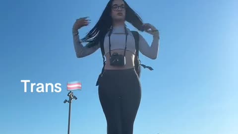Great expression of beauty european tgirl