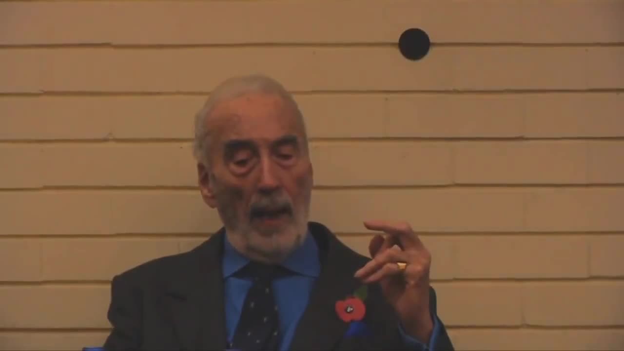 "You'll not only lose your mind, but you'll lose your soul" : Christopher Lee's Dark Warning