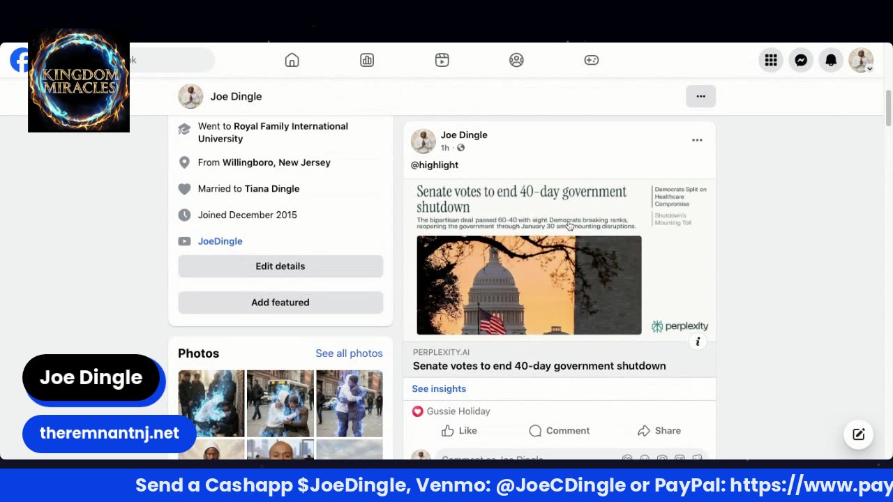 "Kingdom Miracles" with Joe Dingle