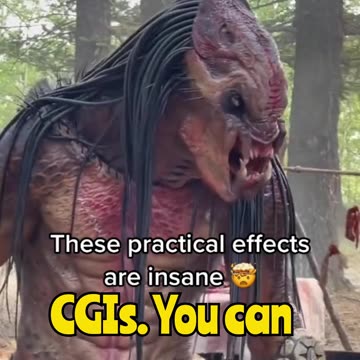 No CGI Used in Prey Behind the Scenes of the Predator’s Practical Effects #PreyMovie #behindthescene