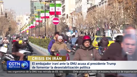 El embajador iraní ante la ONU acusa al presidente Trump de fomentar la desestabilización política