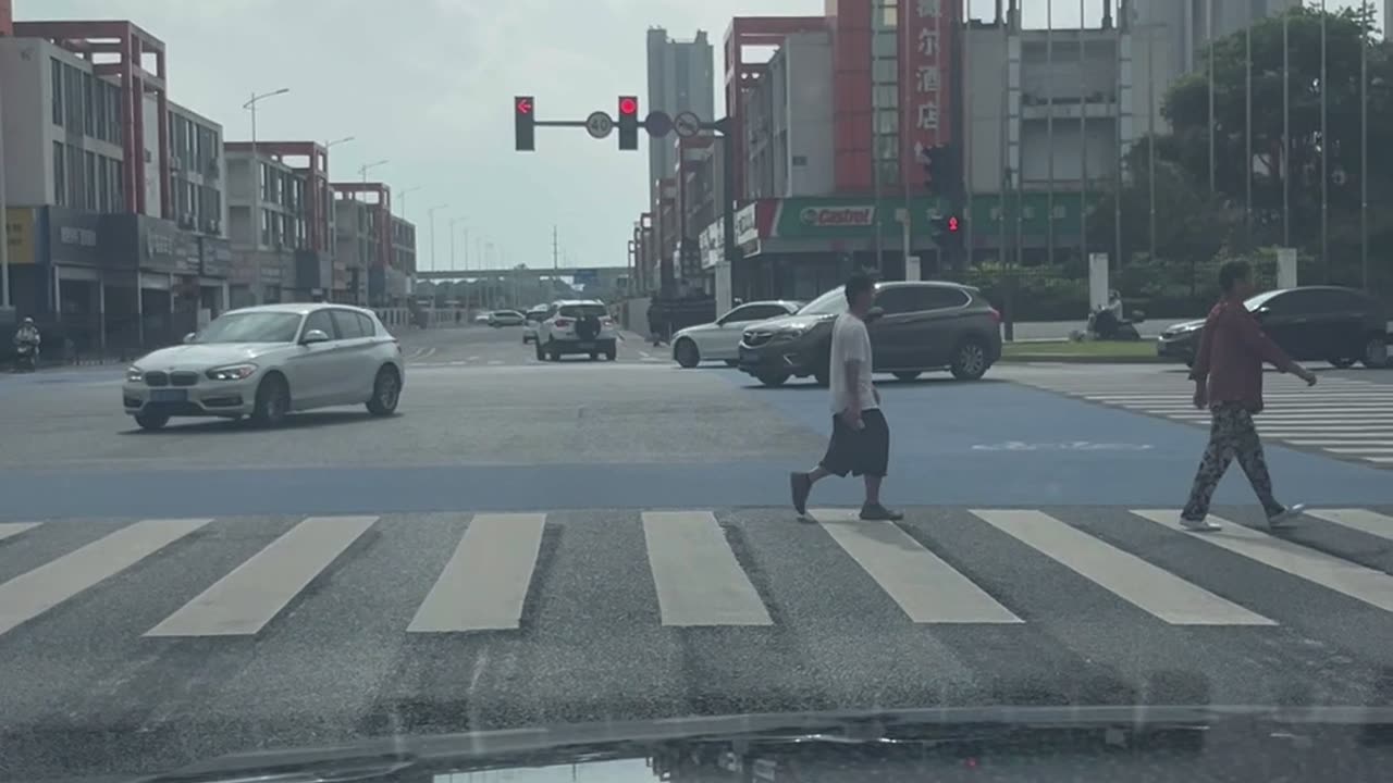 Sitting at another intersection of Wuxi, China