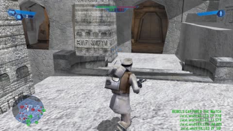 Star Wars Battlefront 2004: Instant Action Rhen Var: Citadel Rebels Gameplay