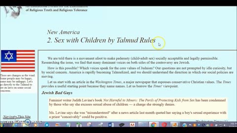 Pedophilia In The Jewish Talmud (mirror)