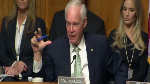 Senator Ron Johnson in HSGAC hearing 12.11.25