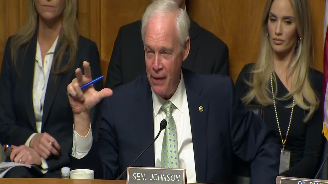 Senator Ron Johnson in HSGAC hearing 12.11.25