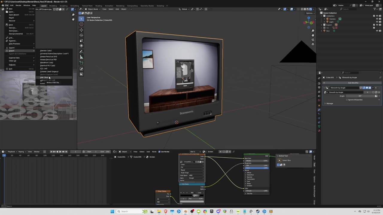 Free CRT Blend File