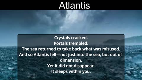 What Happened to Atlantis?