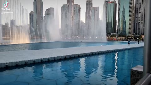 Dubai Burj Khalifa Water Dancing Carmony