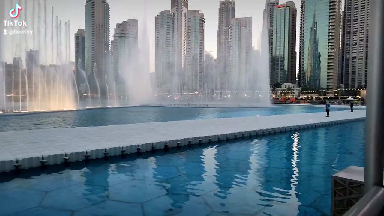 Dubai Burj Khalifa Water Dancing Carmony