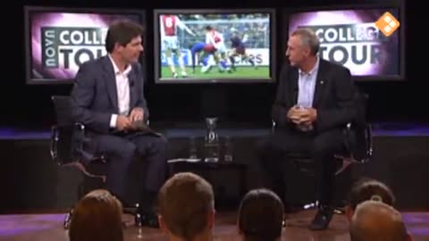 Johan Cruijff bij college tour