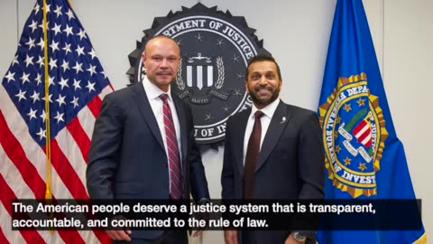 Dan Bongino Sworn-In As Deputy Director of the FBI; To Restore Integrity & Eliminate Political Bias