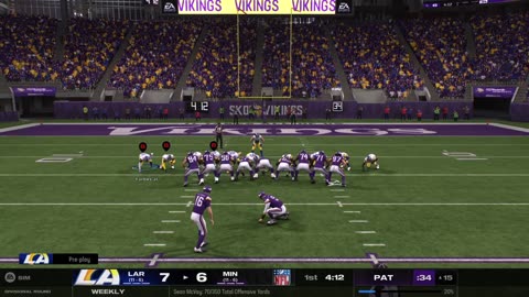 Rams vs Vikings