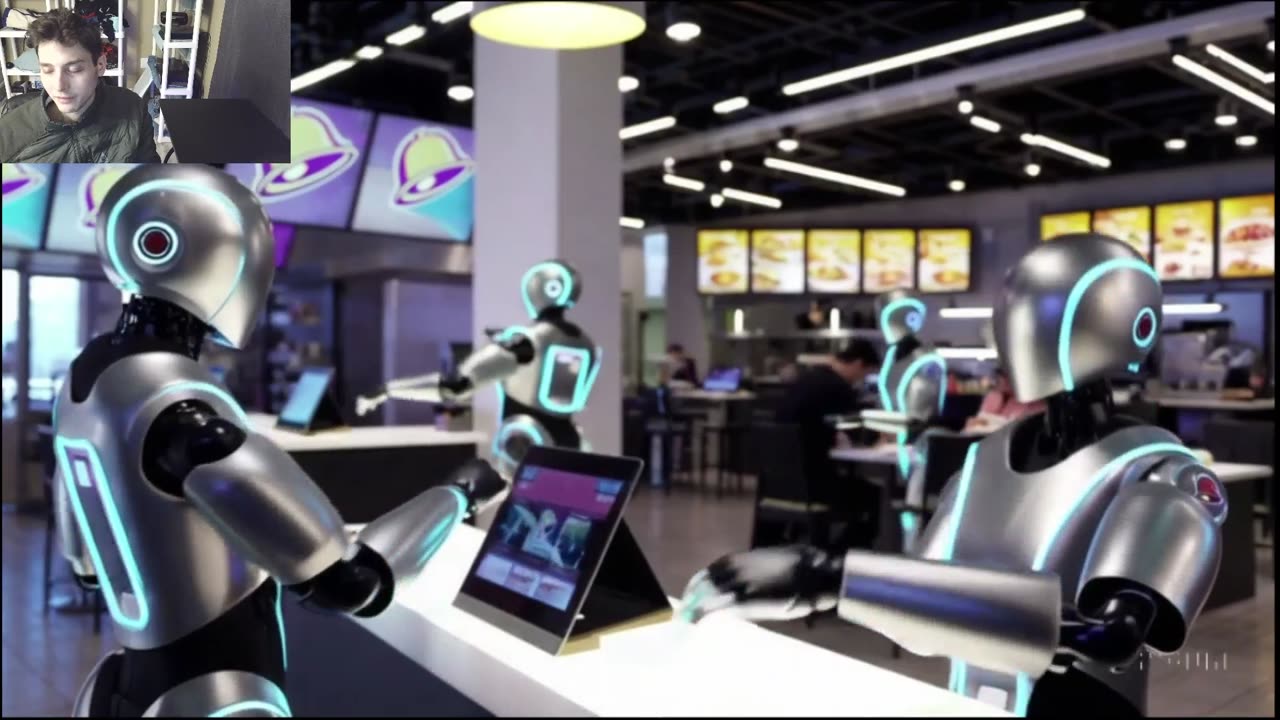 Outtake #1,152 Of The Robots Work At A Taco Bell Restaurant Fake Funny Parody Video