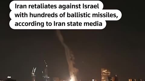 Iran fires missiles at Israel in response to attacks