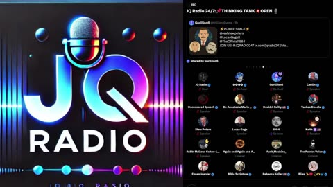 JQ Radio 24/7: Big Ass Space! Stew Peters, Lucas gage, Official 1984!!
