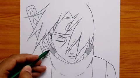 How to draw Itachi Uchiha step by step | Itachi from Naruto Easy | easy tutorial