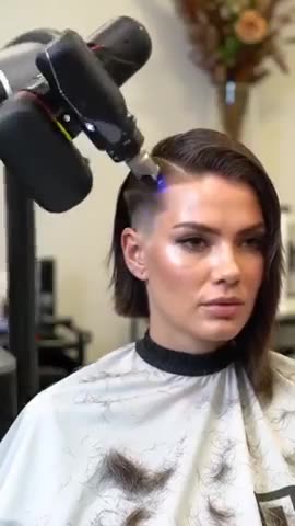 A Robot 🤖 Barber giving a Perfect Haircut💈