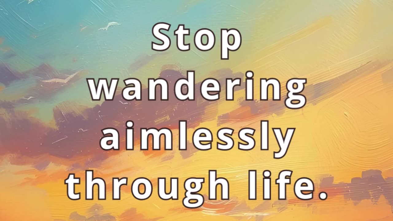 Walking with Purpose