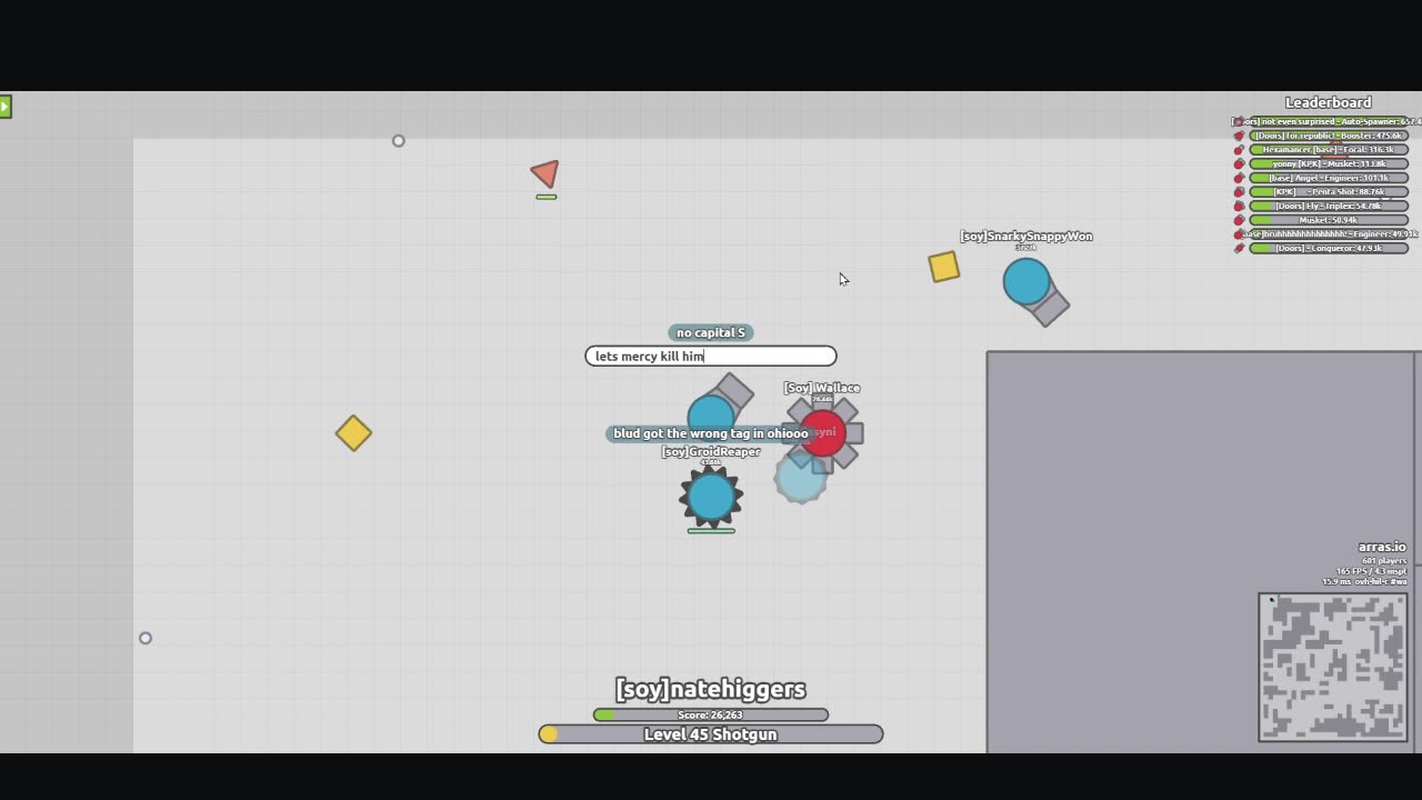 Wallace gets mercy killed in arras.io