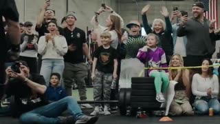 This guy broke a Guinness World Record by doing a 255 lb Turkish Get-Up