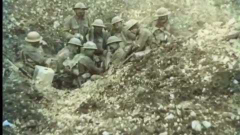 89 - Unstoppable in burning light - WW1 Inspired Trench Music - Colourized Footage