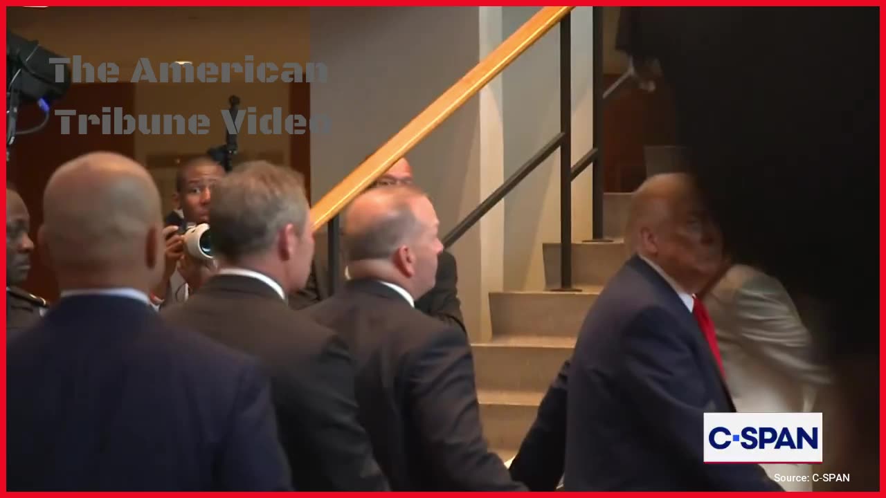 INSANE MOMENT: Woke U.N. Employees Stop Trump Escalator In Frightening Act