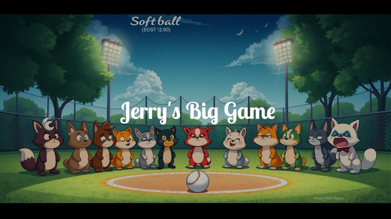Jerry the Panda Saves the Softball Game | Kids Sports Storybook