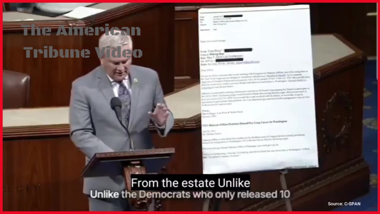 WATCH: Comer Brings the Receipts to Expose Hakeem Jeffries’ Epstein Ties
