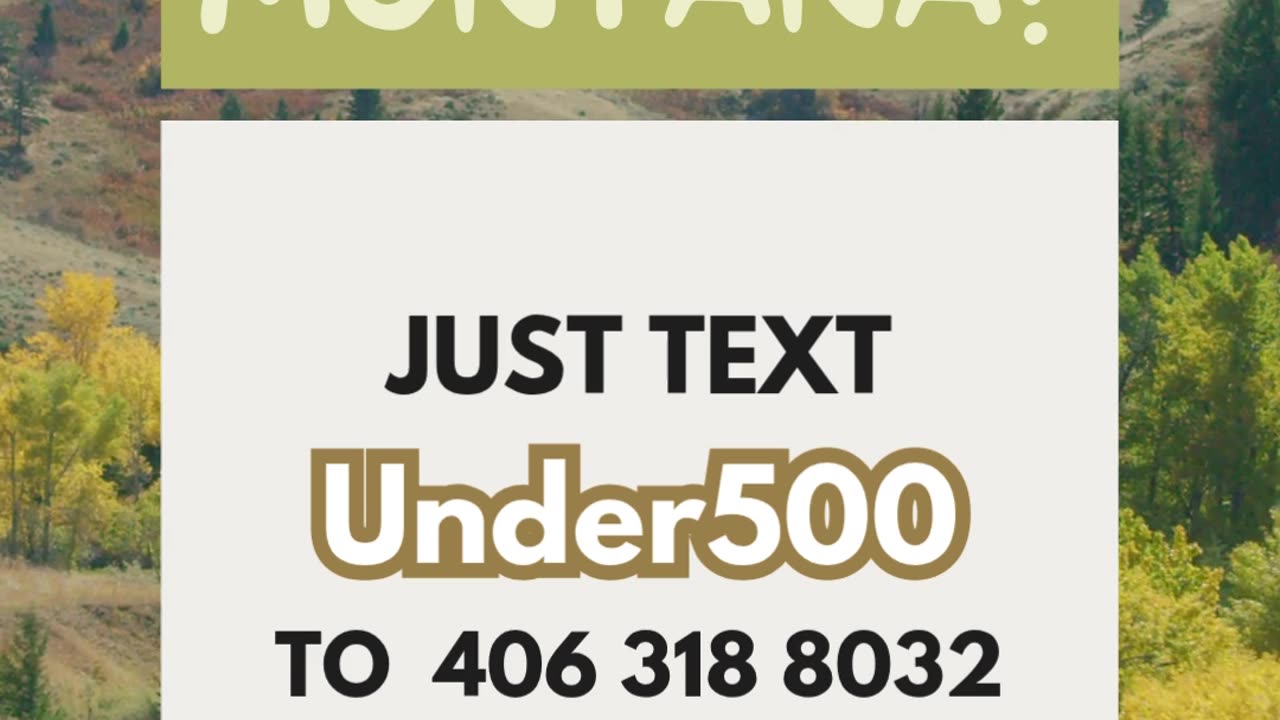 #Montana Homes Under $500k?