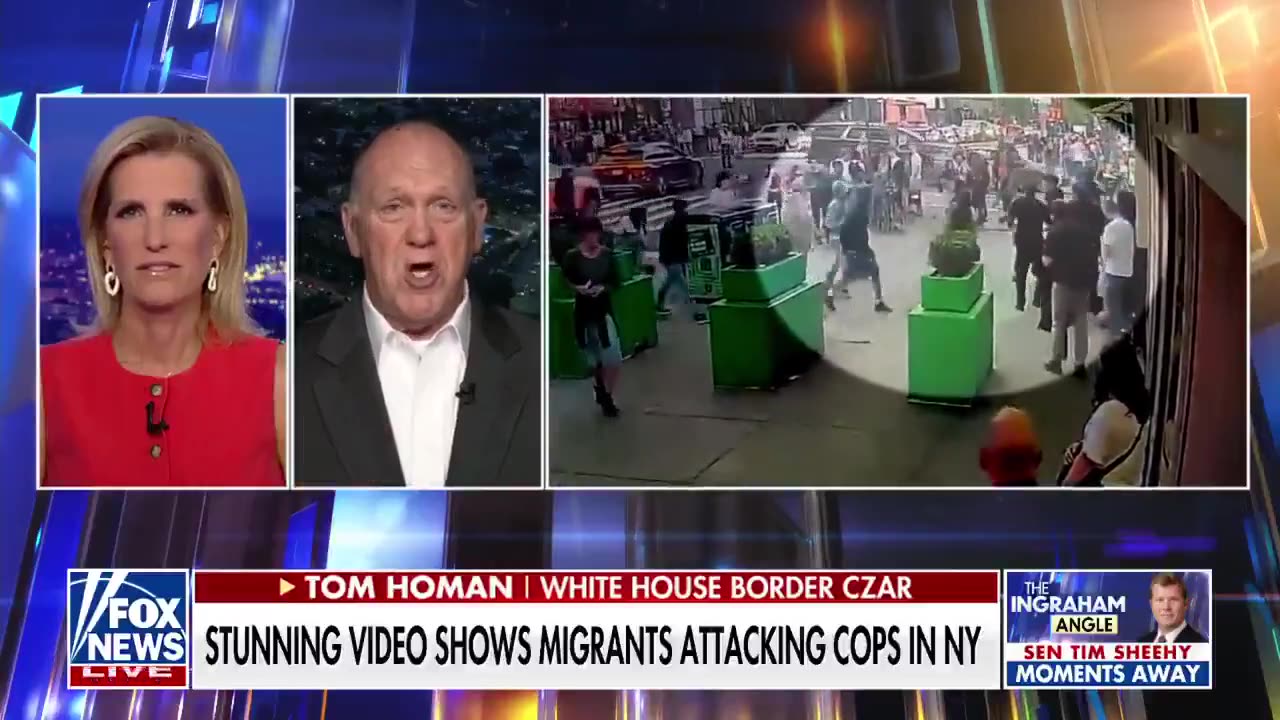 Tom Homan reveals NYPD commish investigating "who called ICE" after TDA assaults on Police