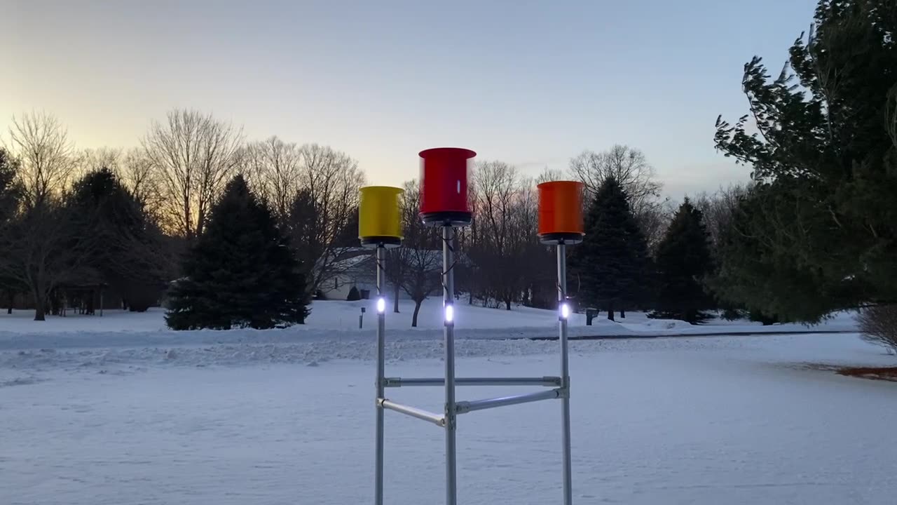 Wind Farm VAWT - Running Independently