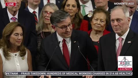 WATCH: House Speaker Mike Johnson Delivers Remarks & Signs The Big Beautiful Bill - 7/3/25