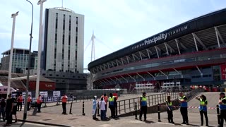 Excited fans gather as British rock band Oasis kicks off tour