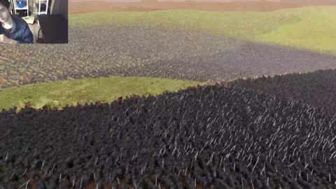 One Million SpongeBob SquarePants VS One Million Nazgul From Lord Of The Rings Series In A Battle