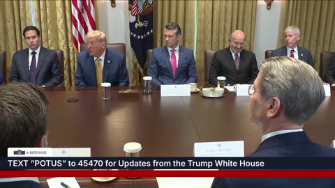 President Trump Participates in a Cabinet Meeting, July 08, 2025