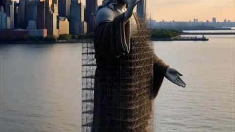 Time to build a Jesus statue in New York 🤣💪🏼🇺🇸