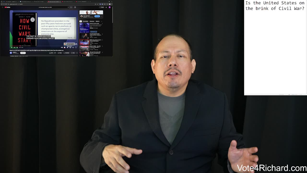 Episode #001 -- Democrats - MSNBC - Civil War - Experts - Why Lie to the American Public?