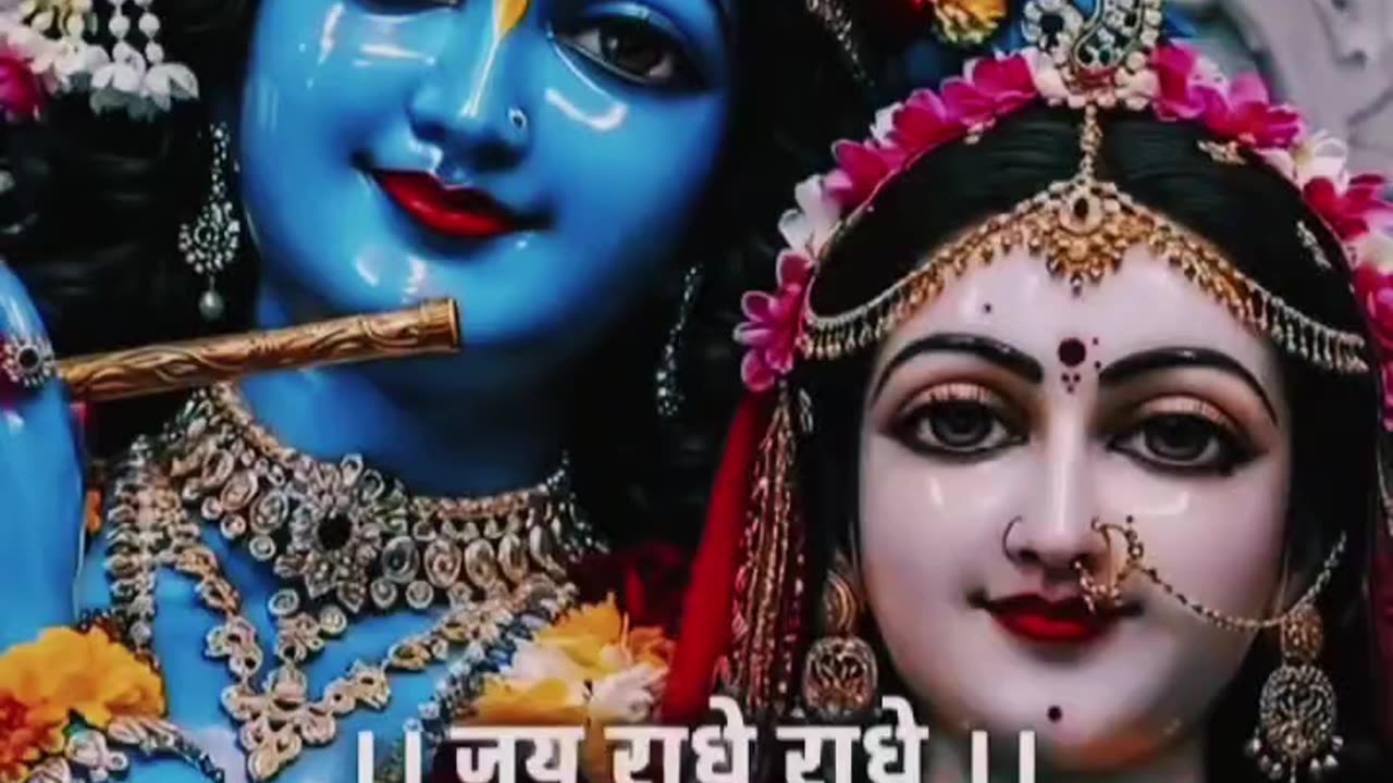 #Jay Shri Krishna Radhe Radhe 🙏 💐
