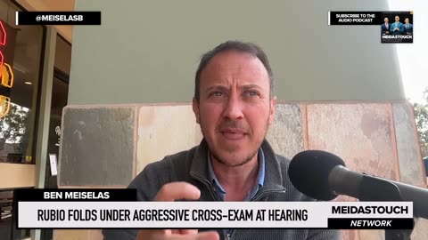 🚨Rubio FOLDS under AGGRESSIVE CROSS-EXAM at Hearing