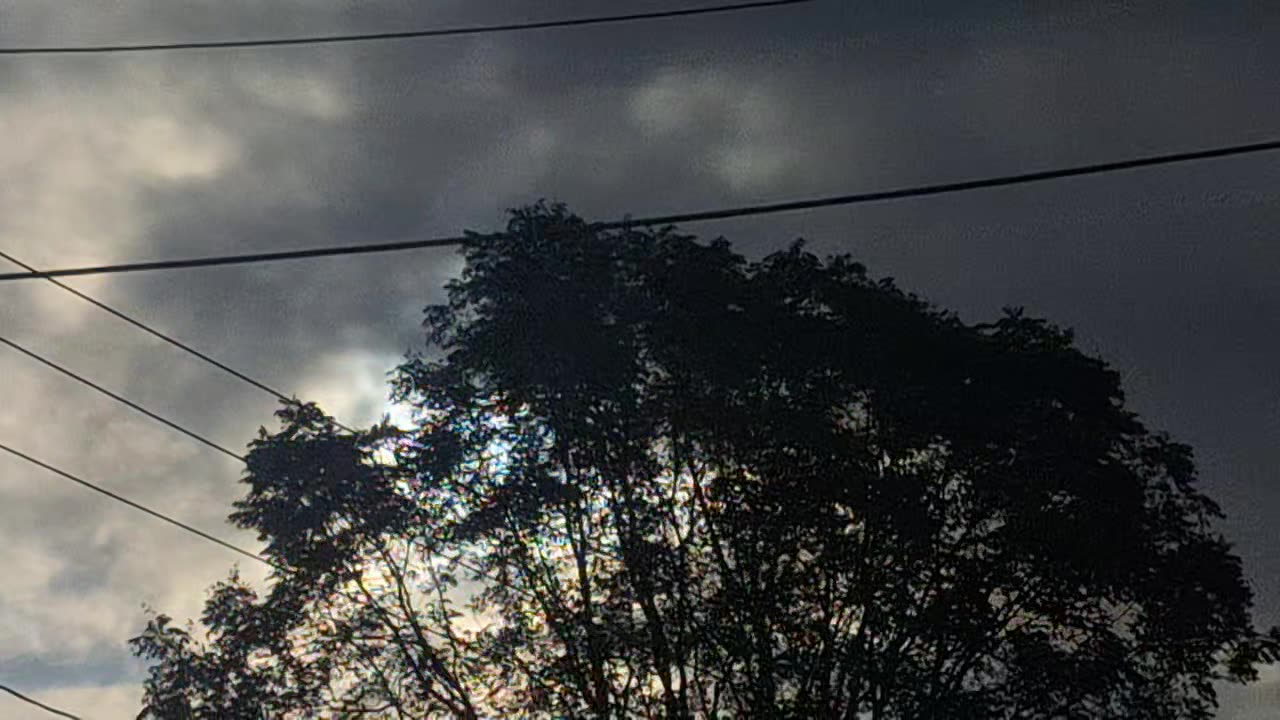 The white sun(blue hue) and yellow sun behind the "clouds" in the atmosphere