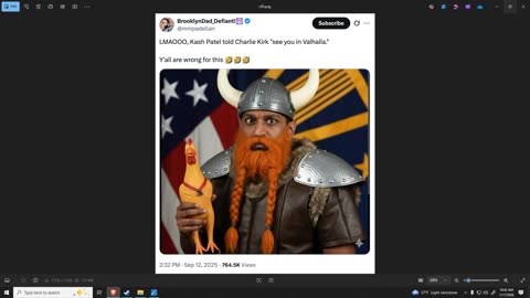 Jeffrey Epstein, Charlie Kirk, & Renee Good are all in Valhalla