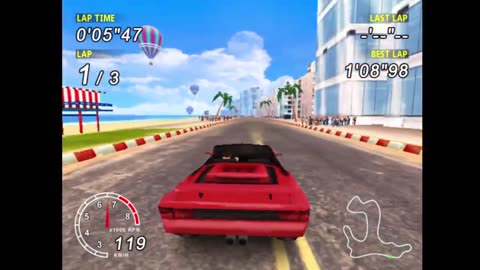 Arcade Racing Legends Time Attack Beach 3 Laps