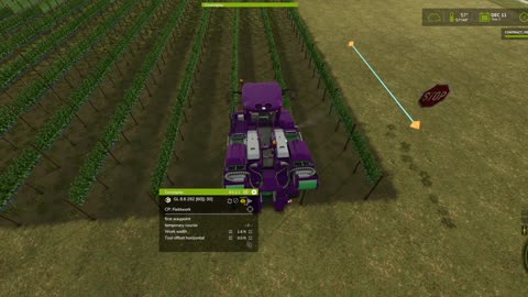 Grape Orchard and Courseplay Harvest