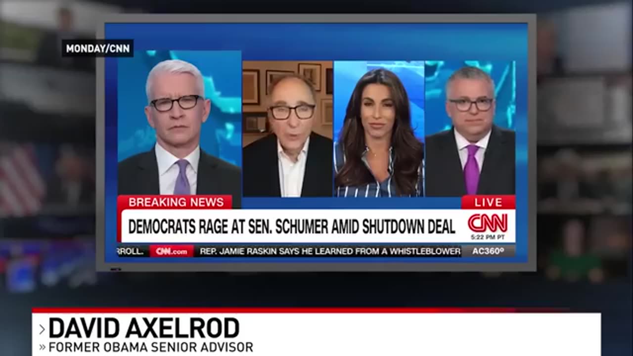 Democrats Turn on Schumer Amid Government Shutdown Fallout